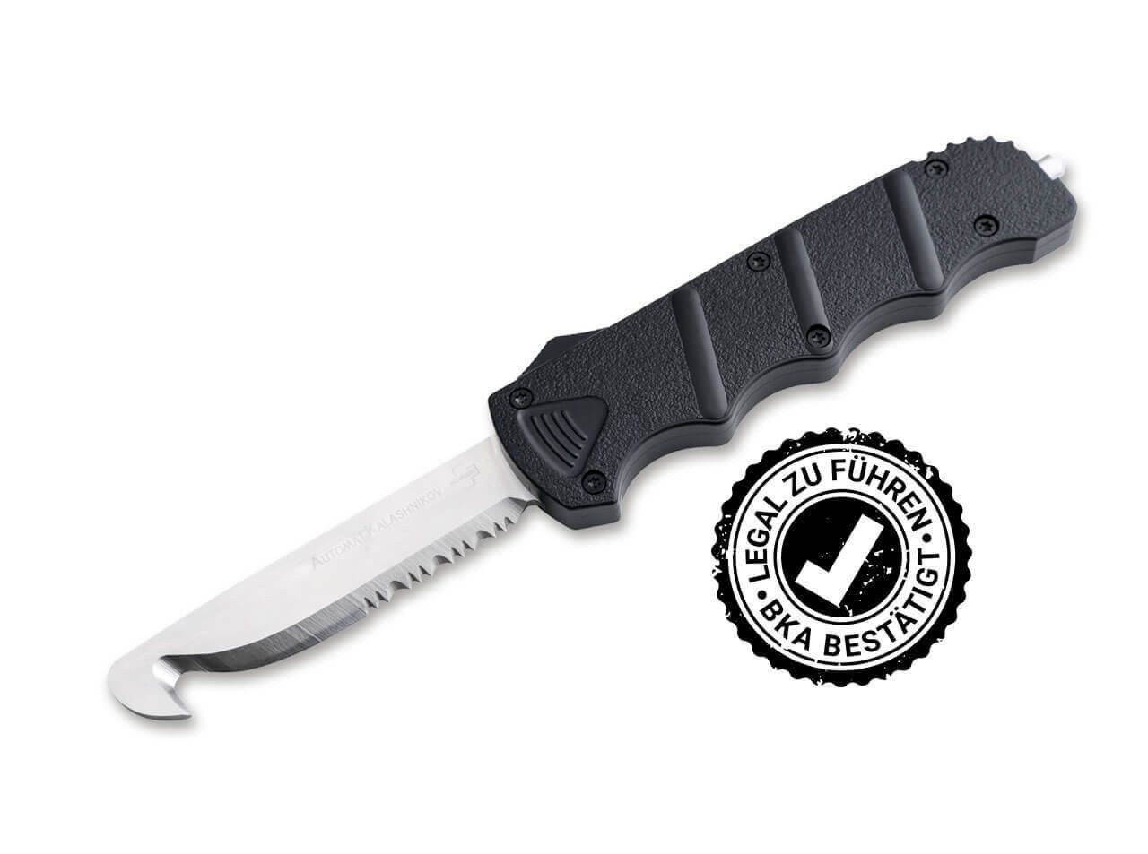 Böker Taschenmesser Plus KALASHNIKOV RESCUE OTF 2.0 Rettungsmesser 01KALS146, (1 St)