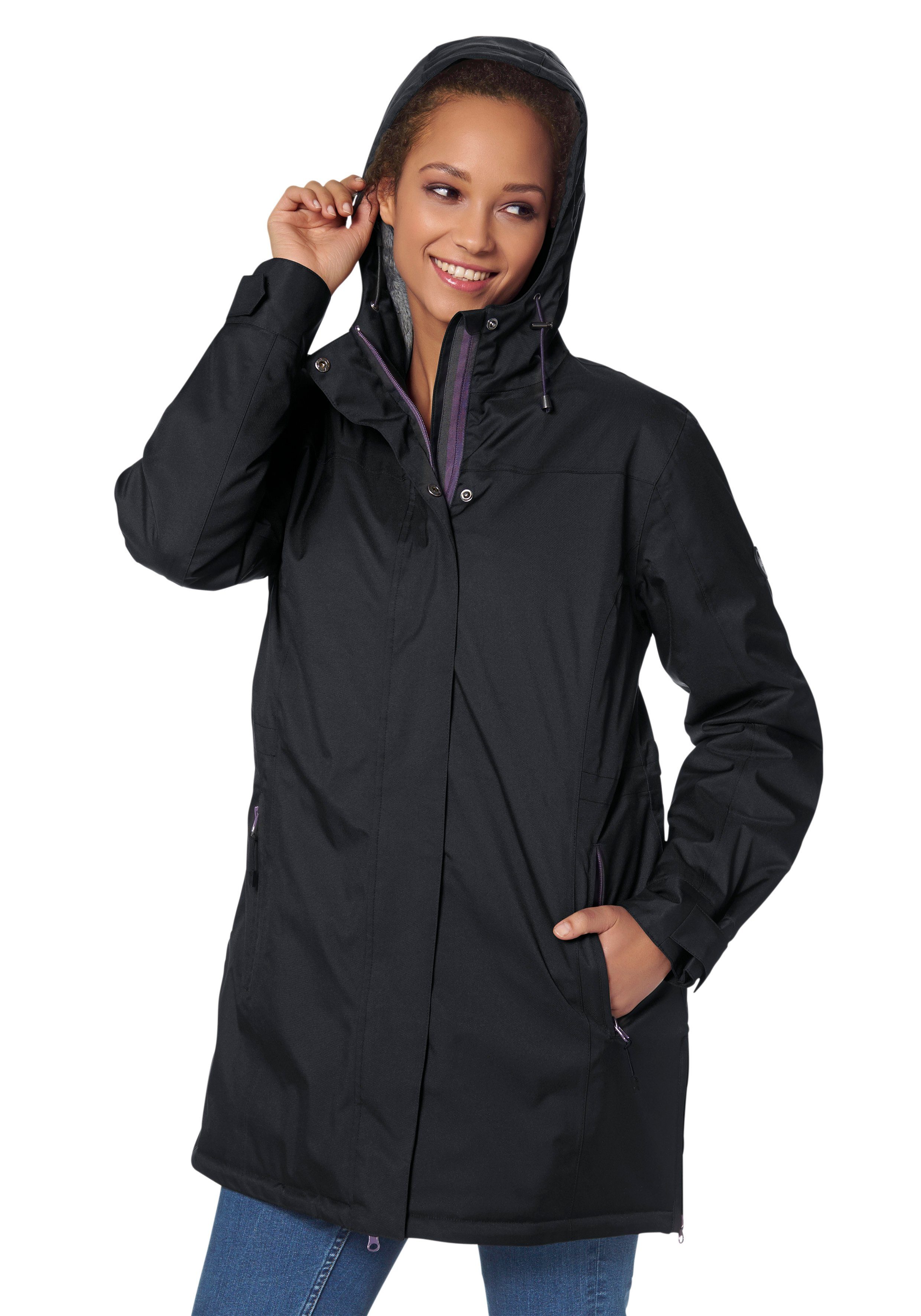 Polarino Funktionsjacke Atmungsaktiv, winddicht, wasserdicht. Wassersäule günstig online kaufen