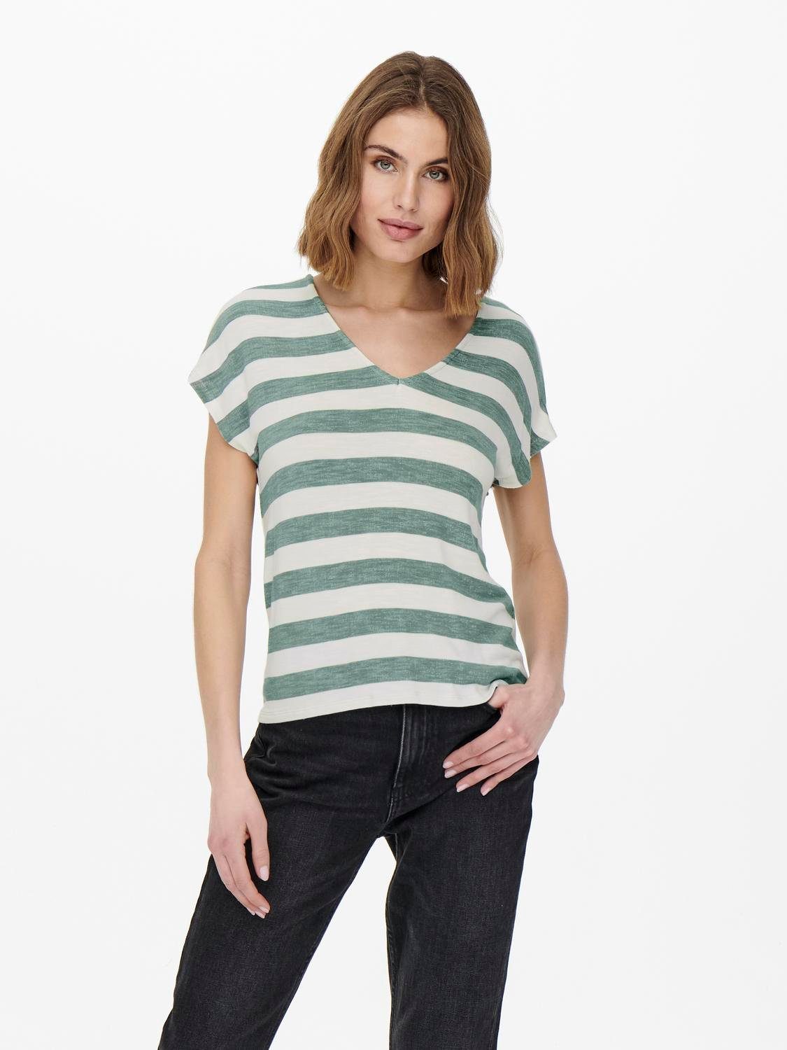 ONLY V-Shirt ONLLIRA LIFE S/S V-NECK günstig online kaufen