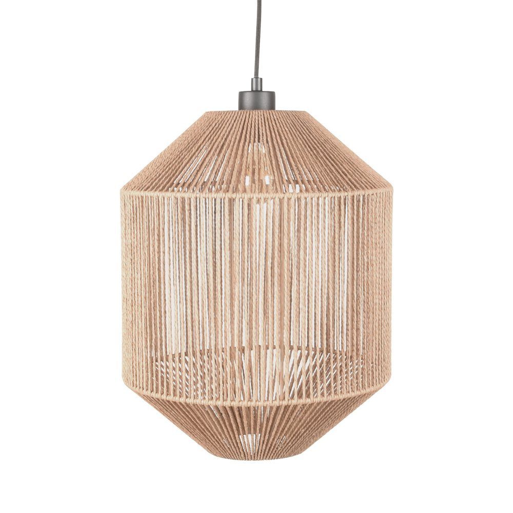 E27, Leuchtmittel famlights Hjördis keine enthalten: Jute Pendellampe, Pendelleuchte Angabe, aus Hängeleuchte, in Pendelleuchte Nein, Braun Hängeleuchte, warmweiss,