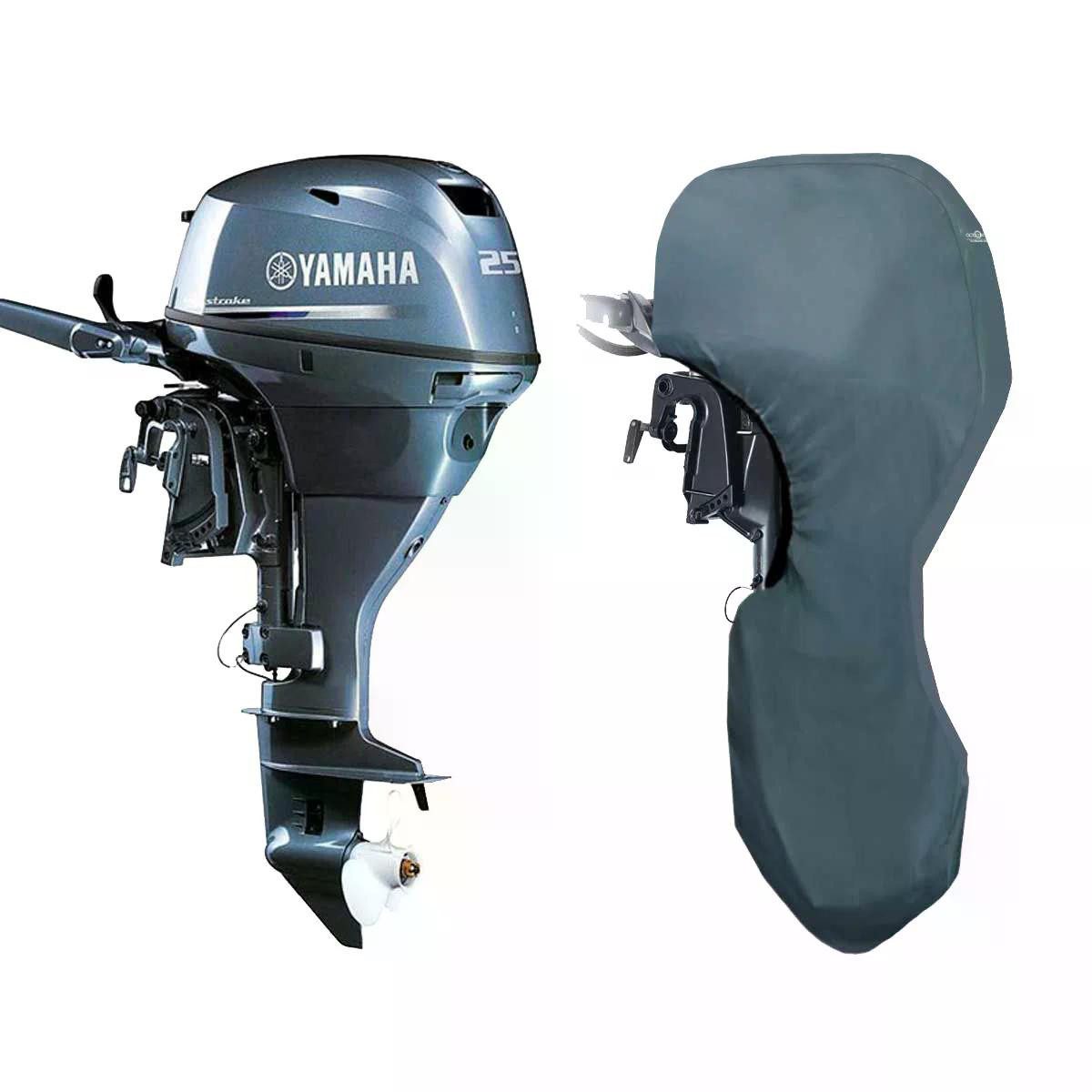 Oceansouth Schutzplane Vollabdeckungen für Yamaha Außenbordmotoren