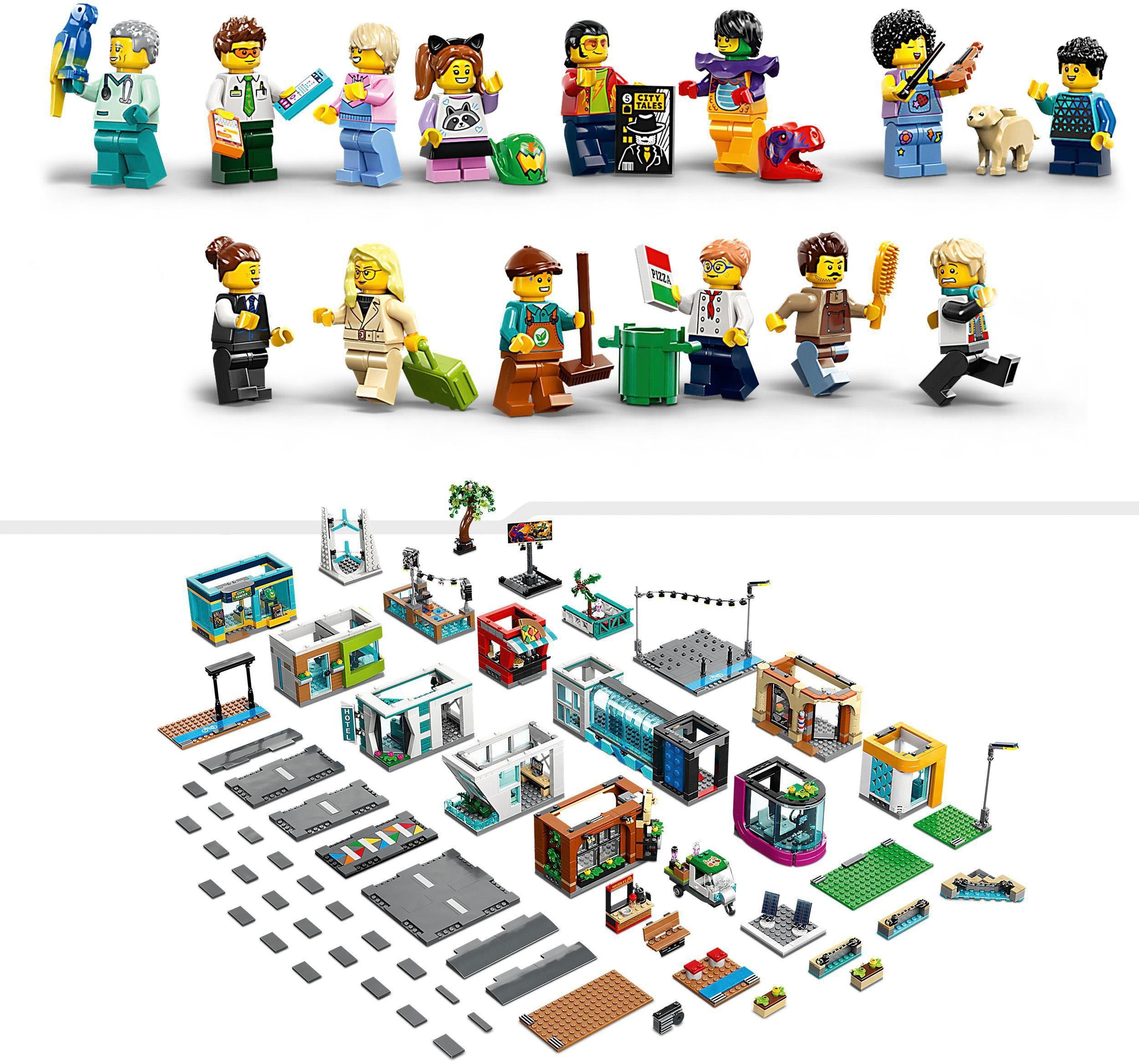 LEGO® Konstruktionsspielsteine Stadtzentrum (60380), LEGO® Europe in City, Made (2010 St)