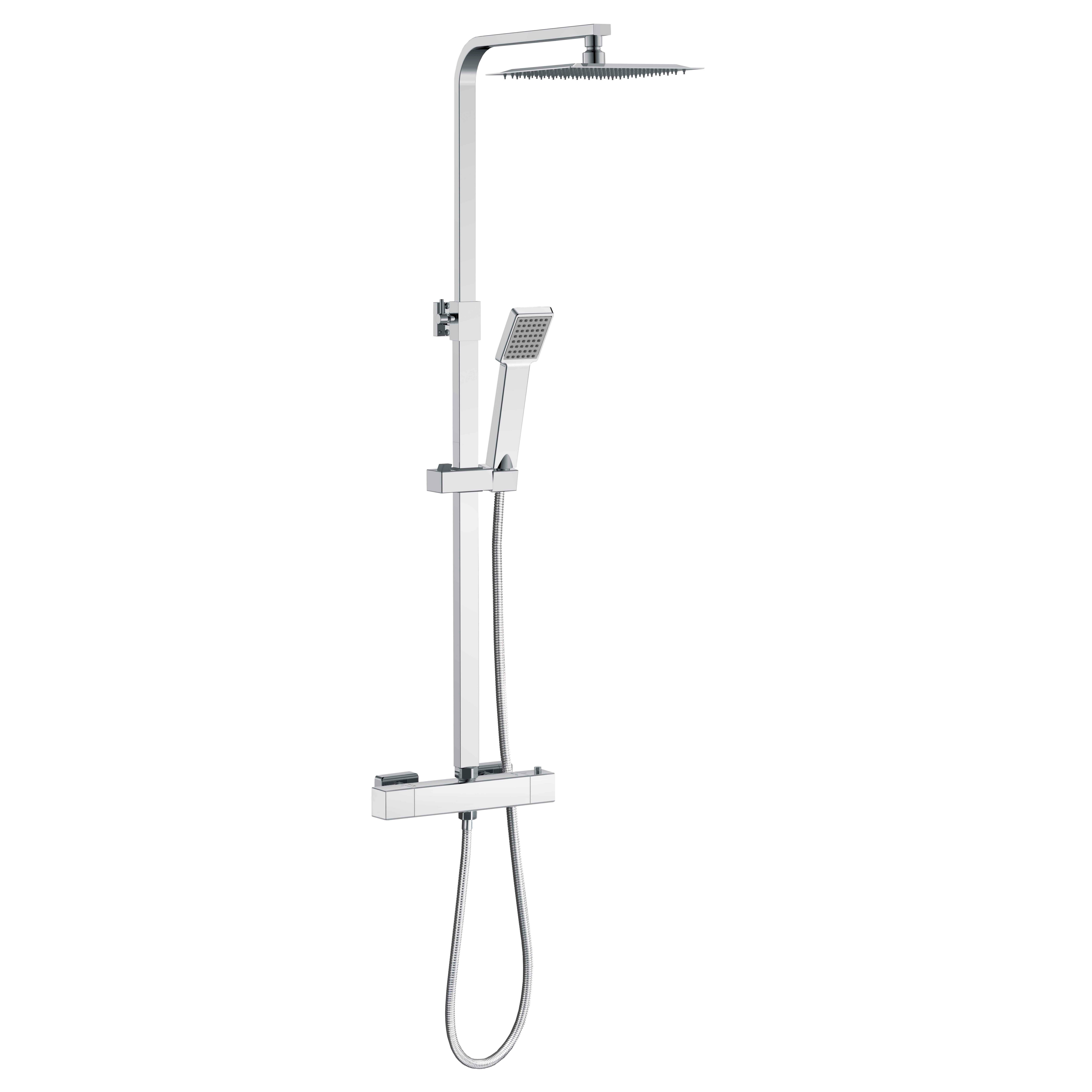 Aica Sanitär Duschsystem Thermostat Duscharmatur Regendusche günstig online kaufen