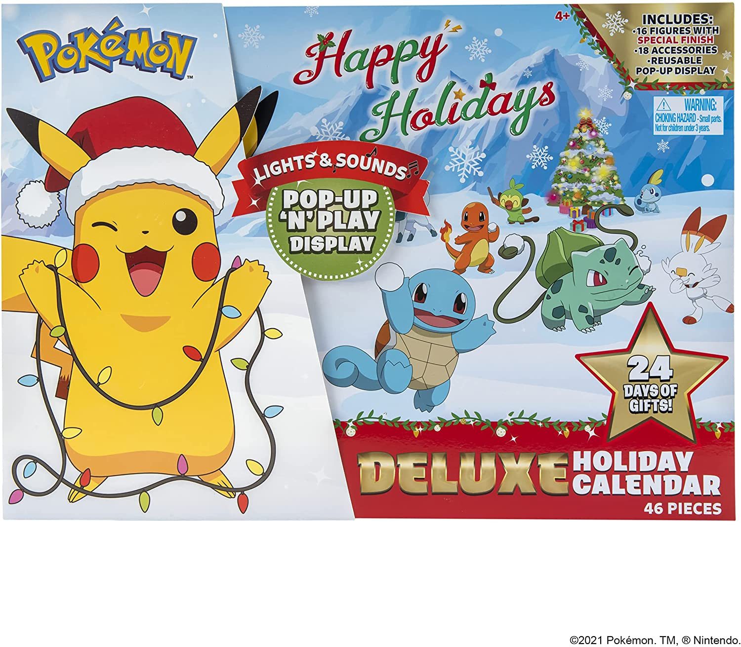 Jazwares Spielzeug-Adventskalender Pokémon - Deluxe Adventskalender (NEU & OVP)