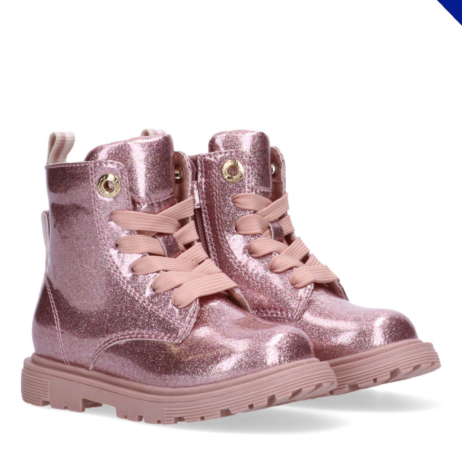 Tommy Hilfiger Schnürboots Schnürstiefelette, Schnürboots im Glitzerlook