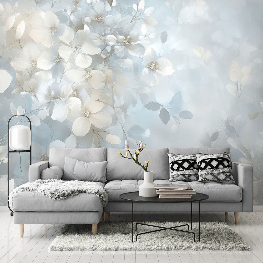 Erismann Fototapete Blütenzweige Blau Grau 22076-07-01 Guido Maria Kretschmer