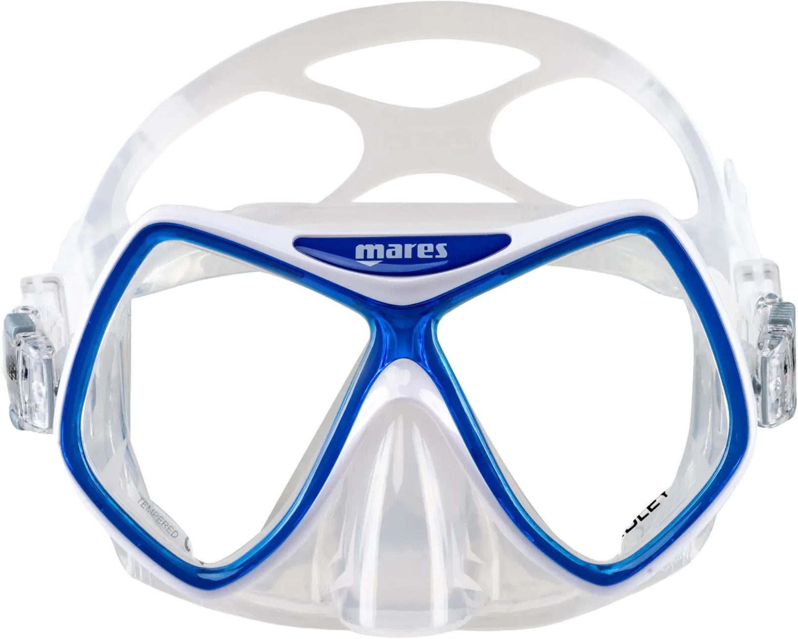 Mares Tauchermaske Mask RIDLEY BLUE WHITE CLEAR