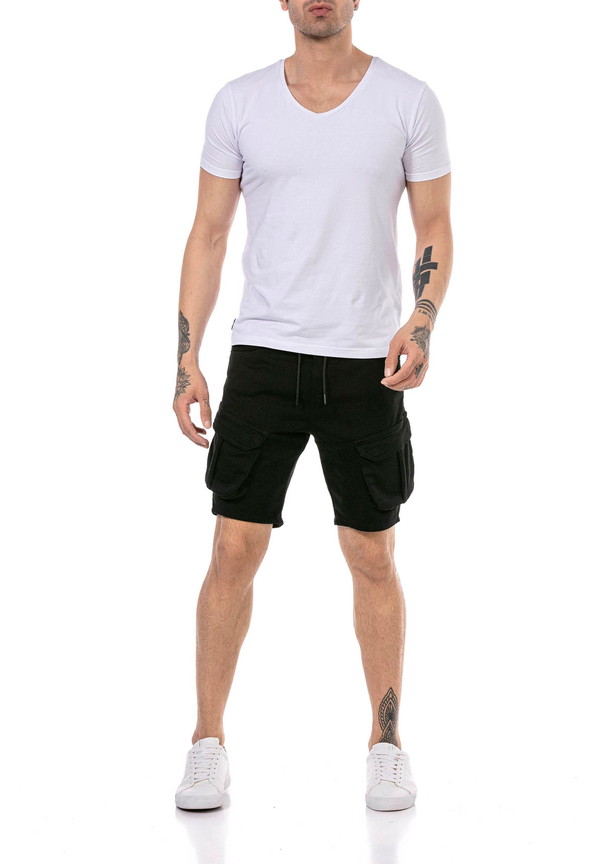 Sweatshorts Red Bridge Herren Shorts Kurze Hose Cargo Sweat Shorts