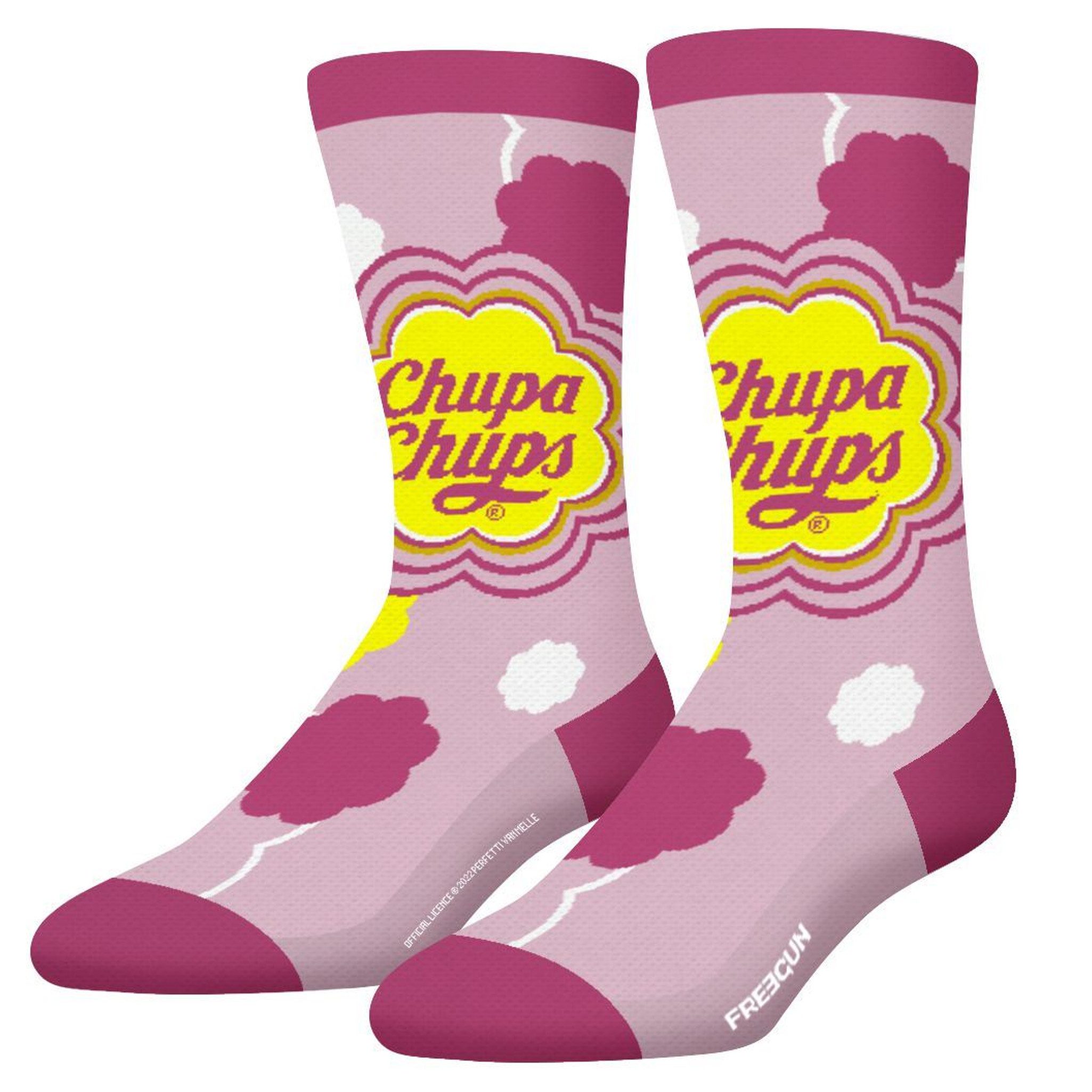 Freegun Freizeitsocken FREEGUN CHUPA CHUPS 2-Pack Lady Socks Big Logo Skull Solid (Socken, Socken)