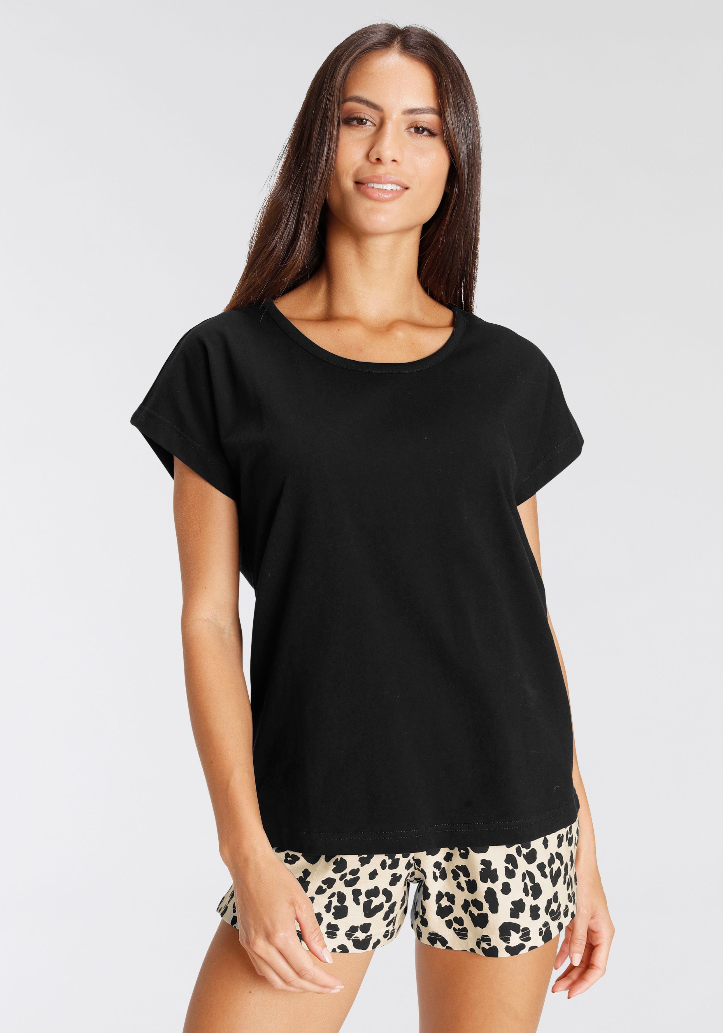 Vivance Dreams by Lascana Shorty (Packung, 4 tlg., 2 Stück) mit Animal-Print – Bild 5 von 5