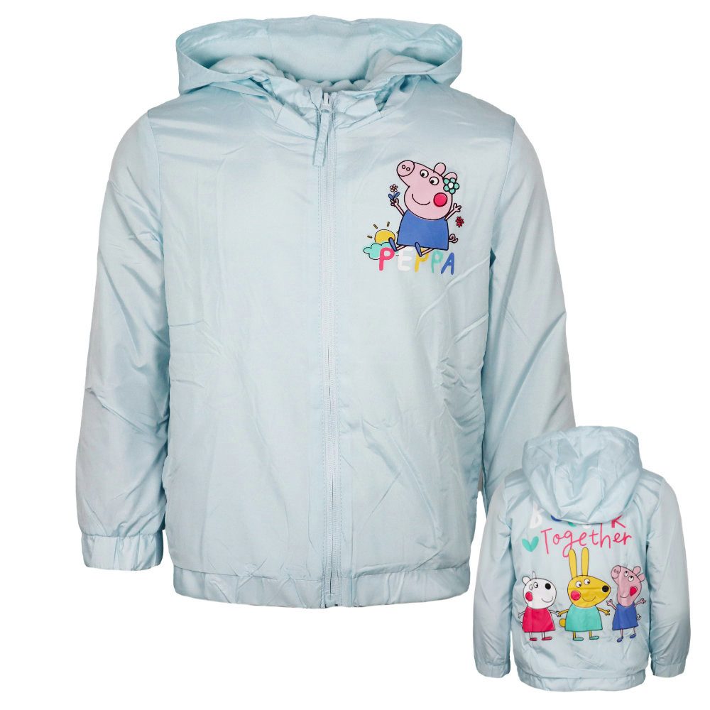 Peppa Pig Sommerjacke Peppa pig Wutz Kinder Mädchen Sommerjacke Jacke mit Kapuze Gr. 98 bis 116