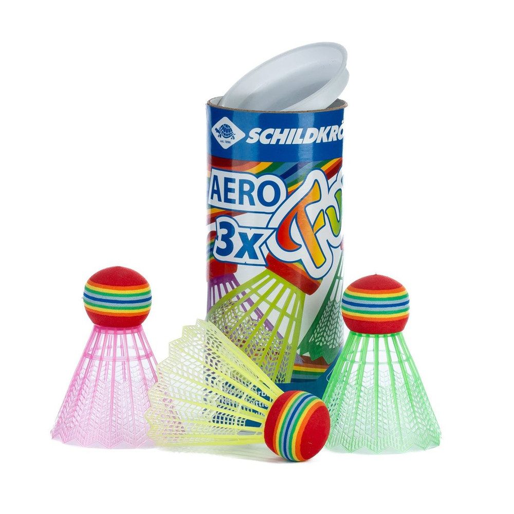 Schildkröt Federballschläger Badminton Ball - Aero Fun - 3er Set