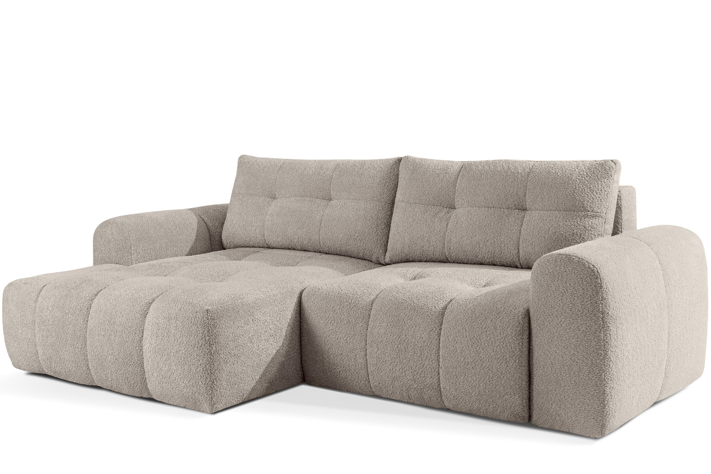 KONSIMO® Ecksofa RAVIA mit Schlaffunktion, Modern-Stil, günstig online kaufen
