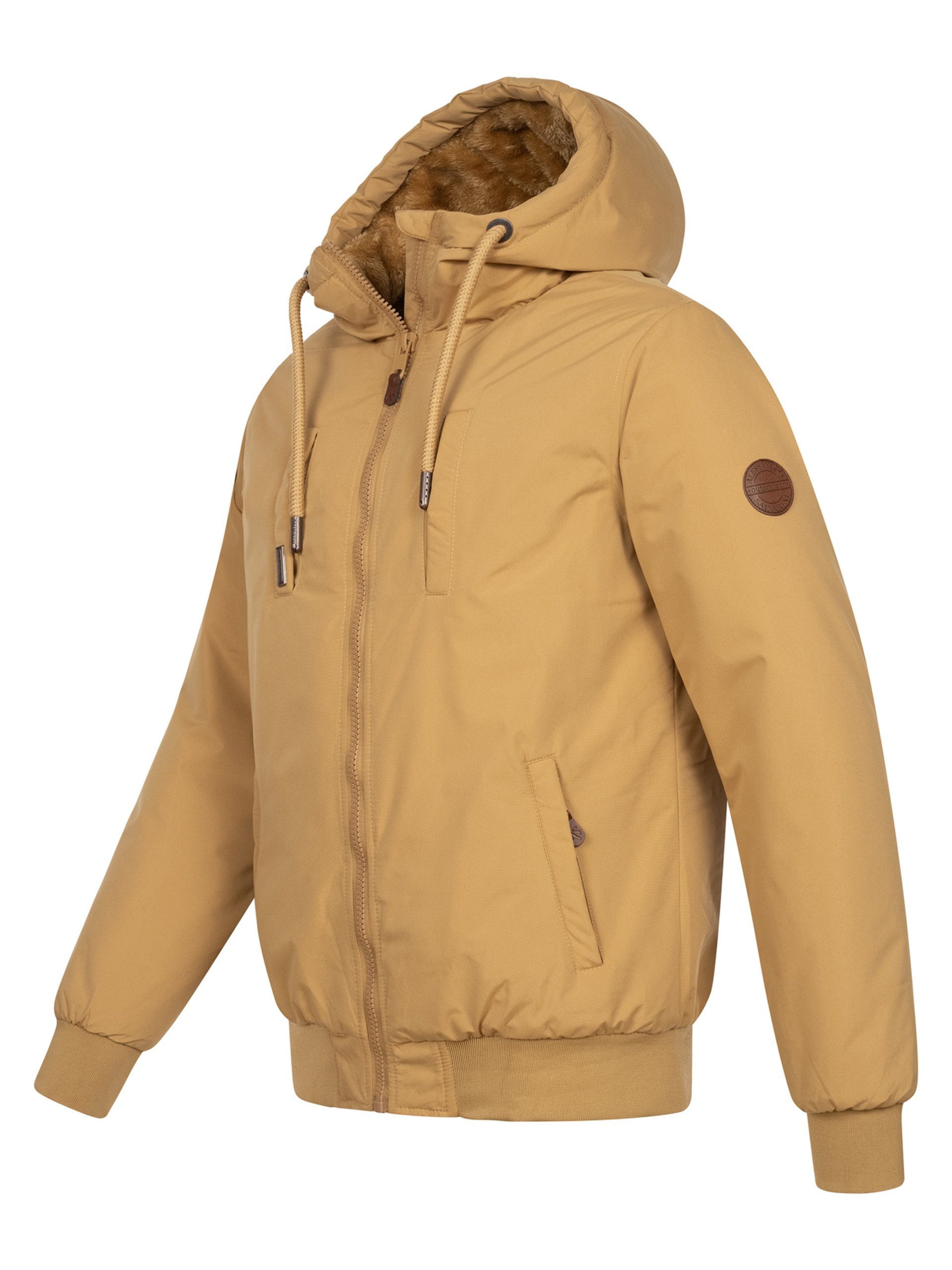 Alessandro Salvarini Winterjacke ASWeighty mit weichem Teddyfell innen