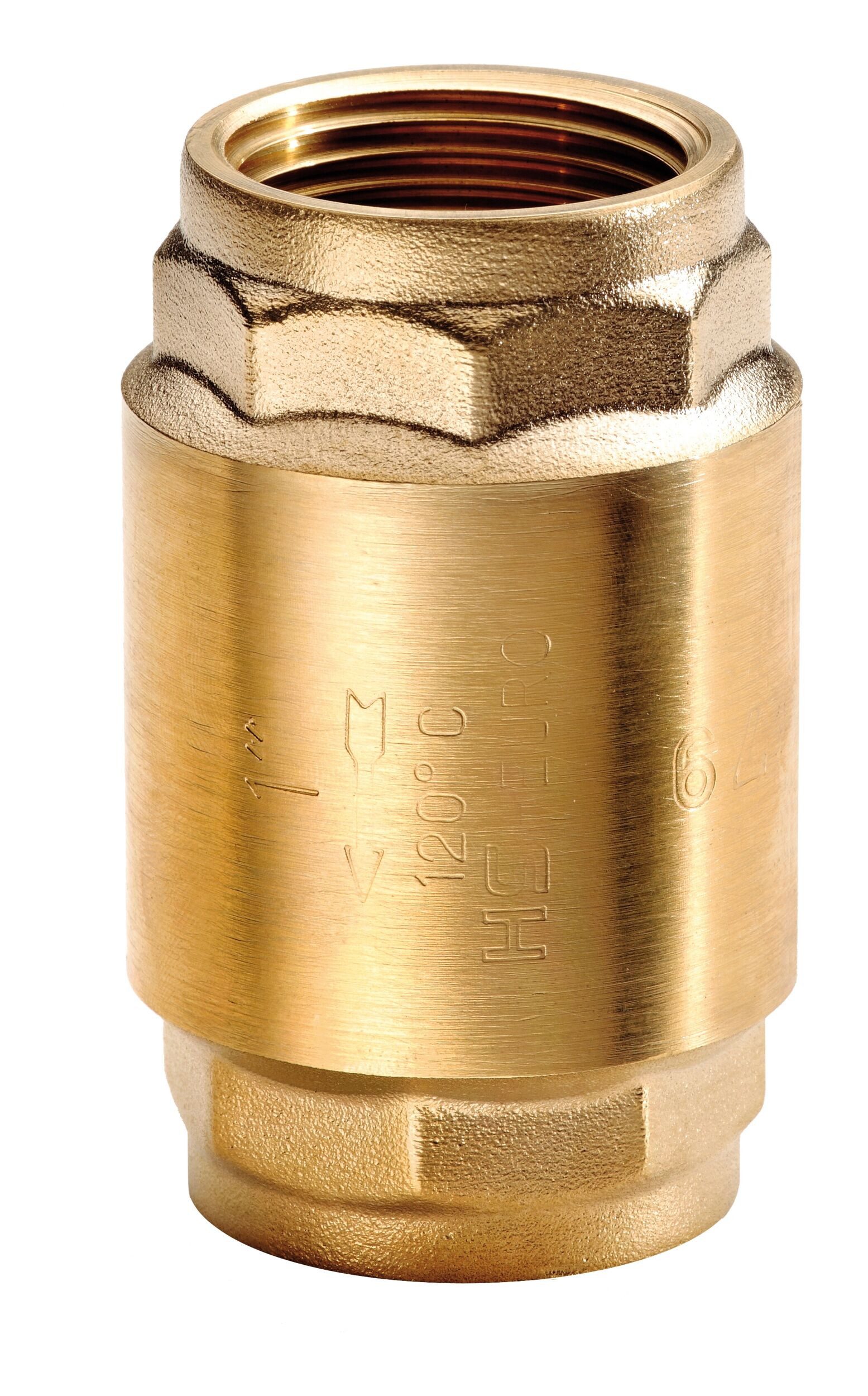 Hermann Schmidt Rückschlagventil, Euro 1000 1 1/4", Messing