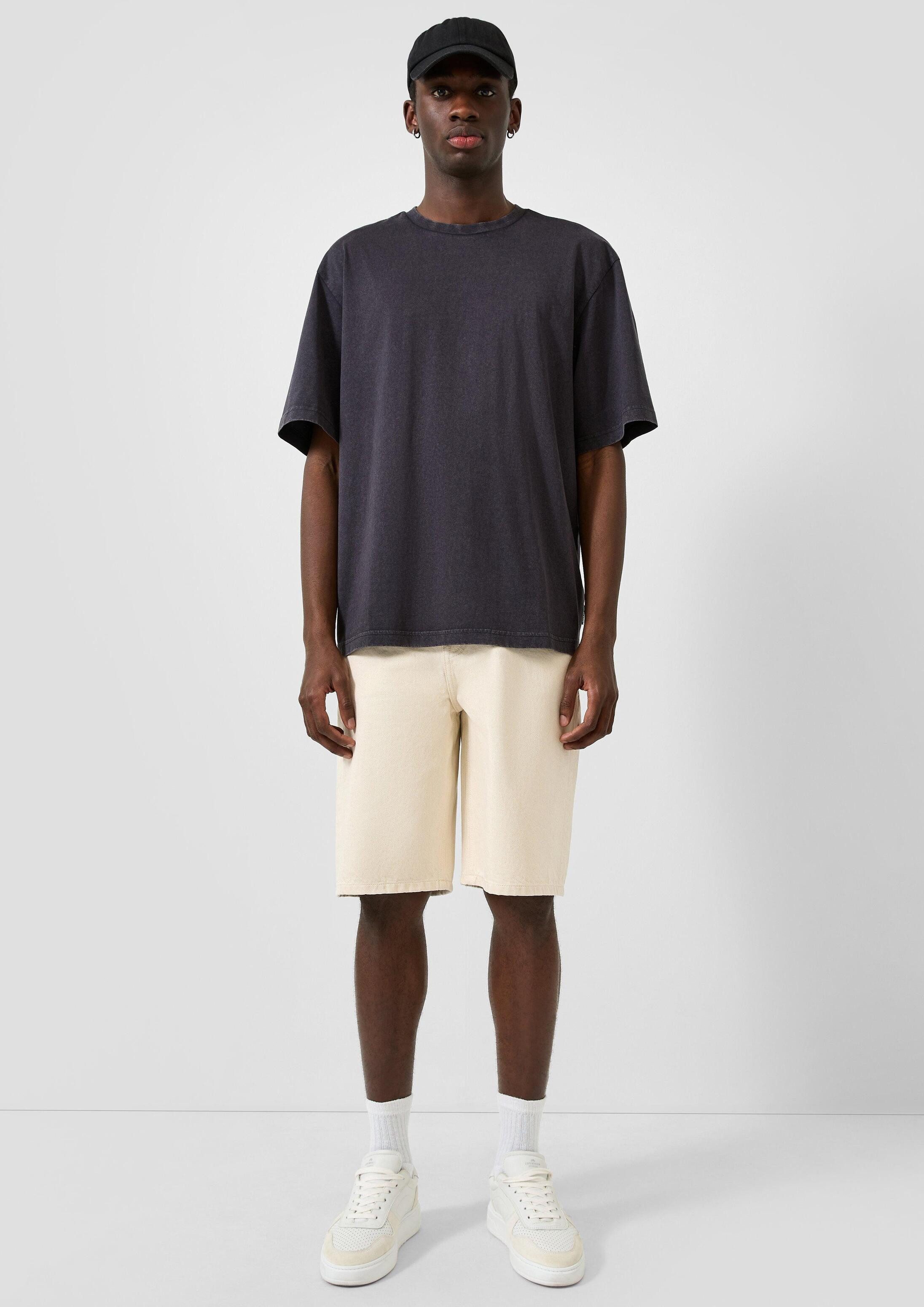 QS Jeansshorts Jeans-Bermuda Jeans-Shorts / Mid Rise / Loose Fit