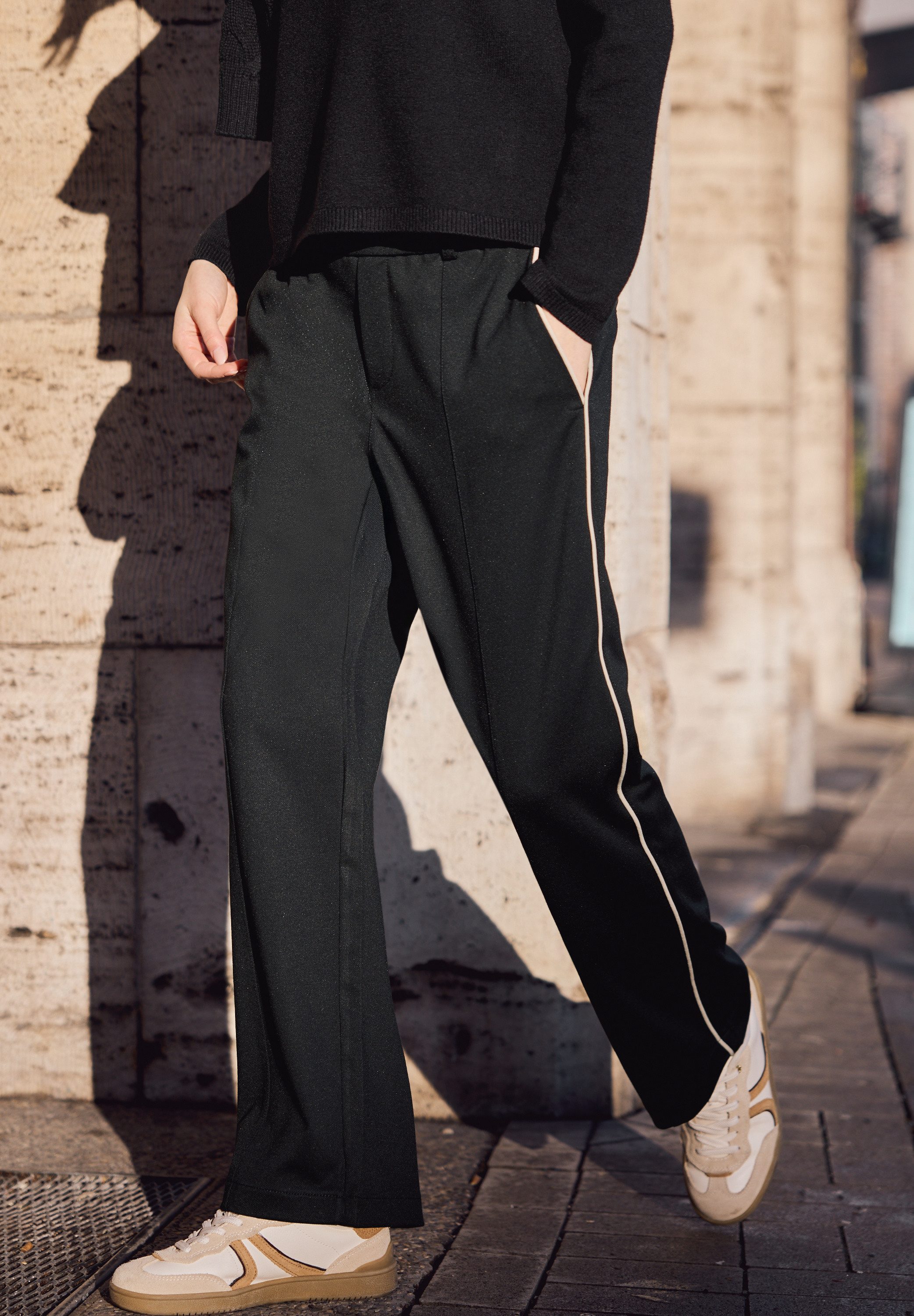 STREET ONE STUDIO Stoffhose Middle Waist