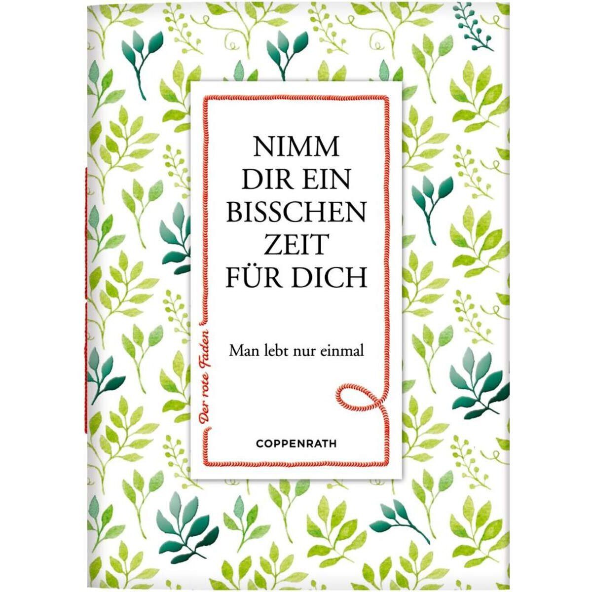 Coppenrath Notizbuch Coppenrath Der rote Faden No. 95: Nimm dir ein bisschen Zeit für dich