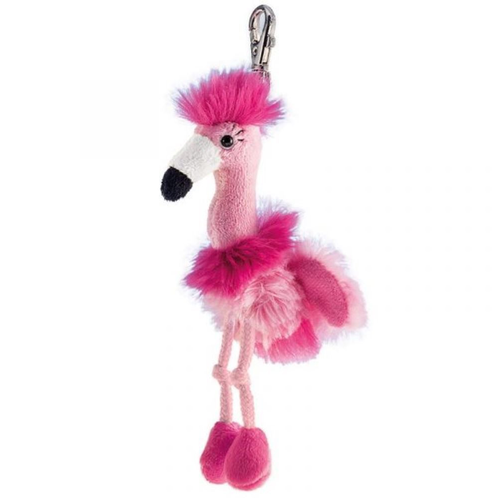 Schaffer® Kuscheltier Schaffer Schlüsselanhänger Flamingo 12 cm