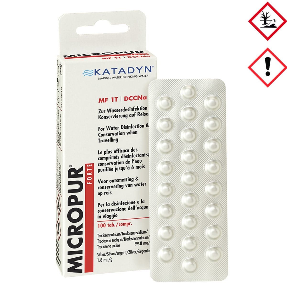 Katadyn Wasseraufbereiter Katadyn Micropur Wasseraufbereitung 4x25 Stk.