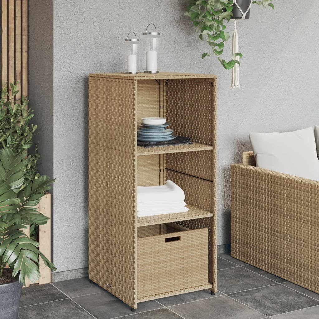vidaXL Gartenbox Gartenschrank Beige 50x55x115 cm günstig online kaufen