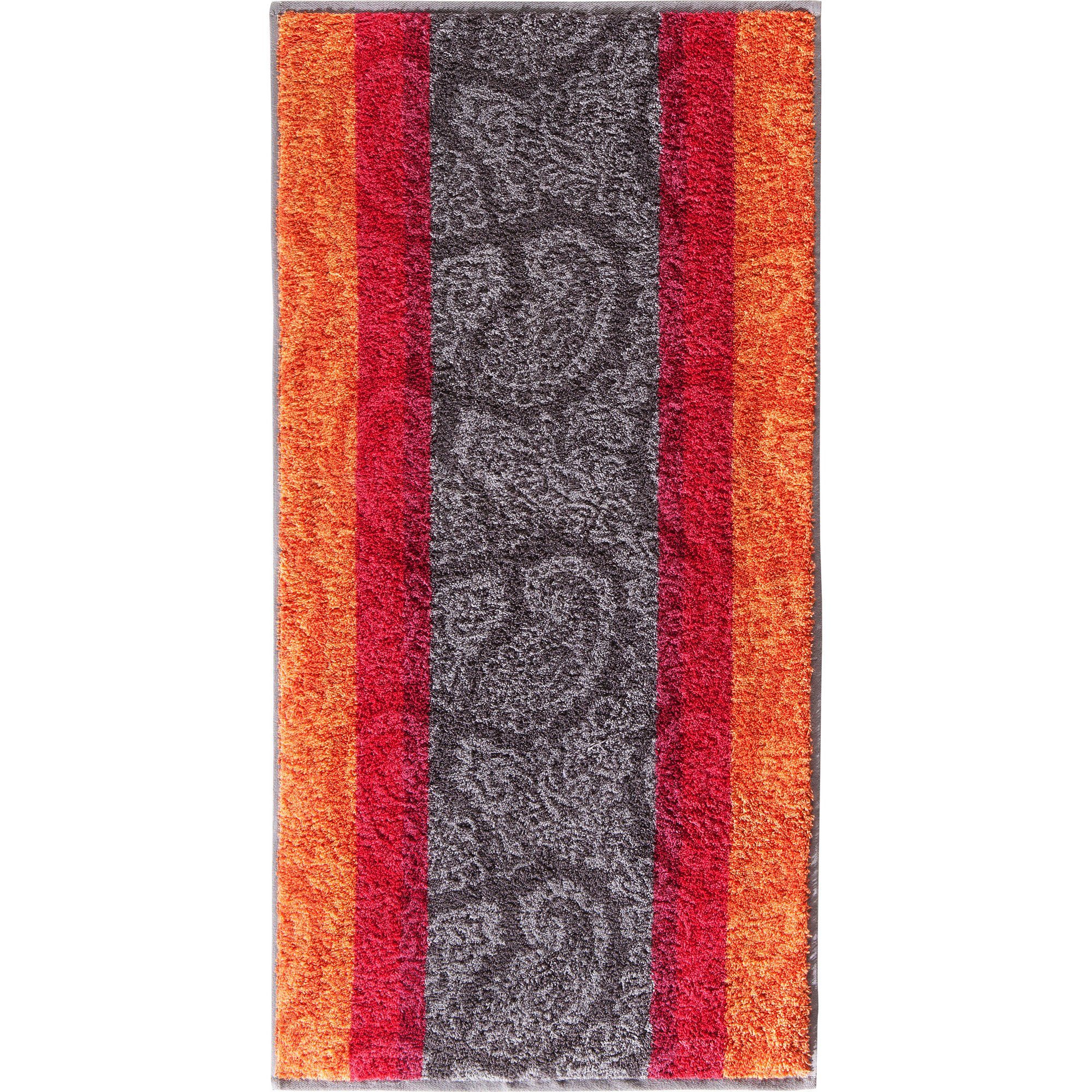 Duschtuch Paisley (2-St), Walk-Frottier Müller Duschtuch orange Walk-Frottier 2er-Pack, Erwin "Paisley" Frottier