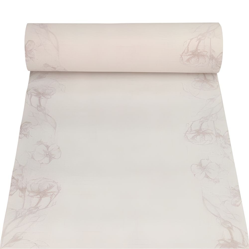 PAPSTAR Tischläufer 4 x stoffähnlich PV-Tissue Mix ROYAL Collection 24 m x 40 cm Blossom