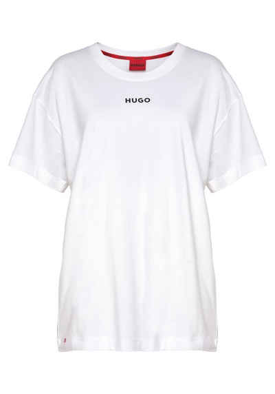 HUGO T-Shirt Linked T-Shirt mit HUGO Logoschriftzug