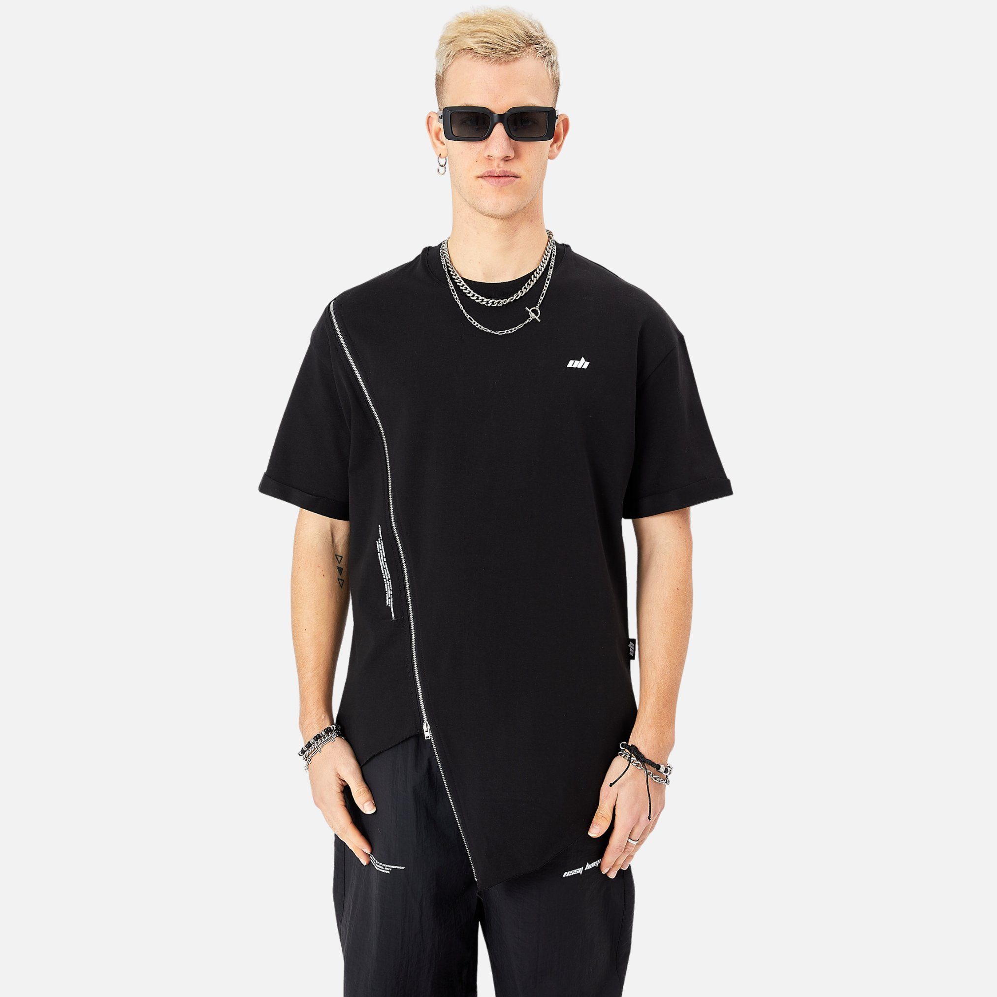 COFI Casuals T-Shirt Herren ZIP T-Shirt günstig online kaufen