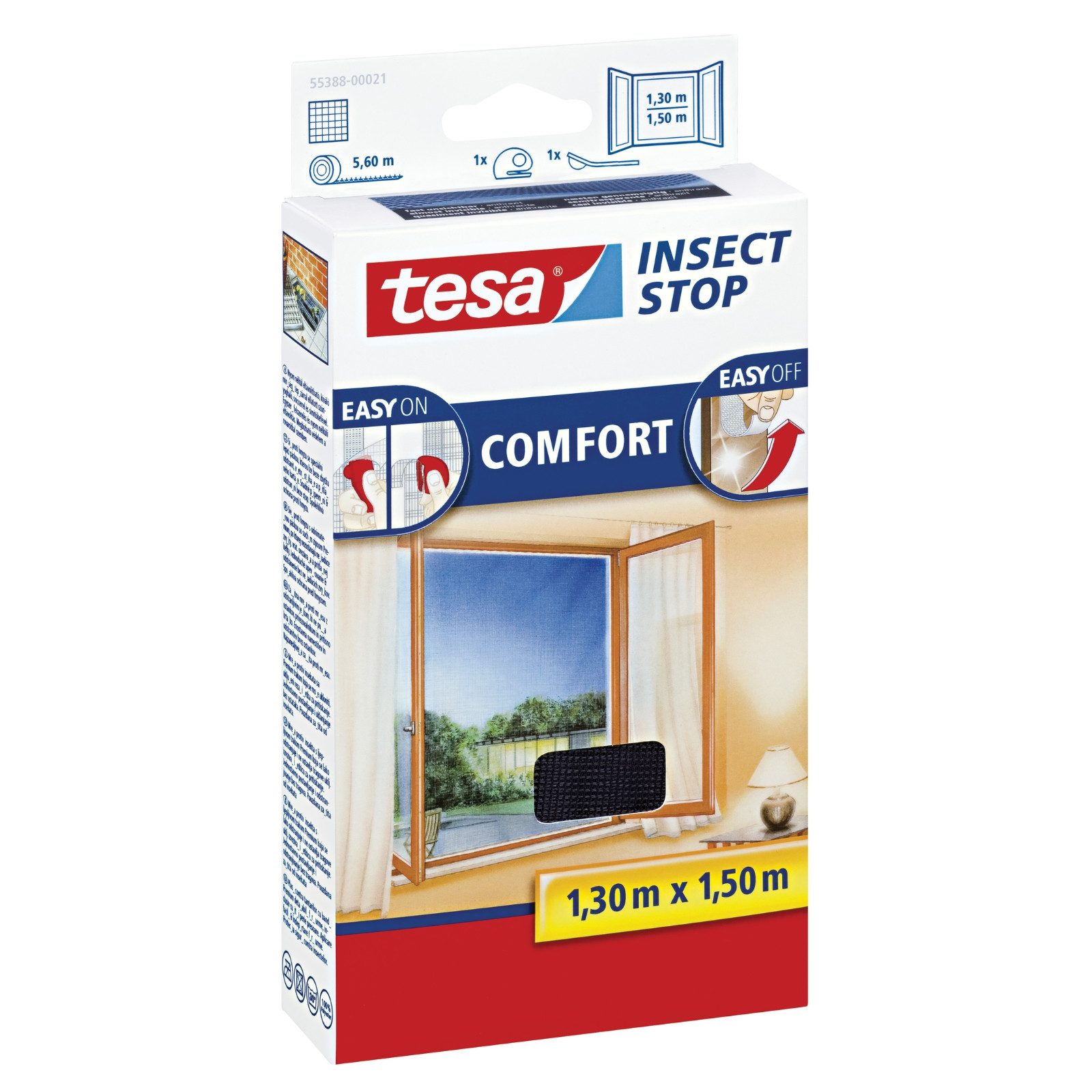 tesa Insektenschutz-Fensterrahmen Insect Stop Comfort Fliegengitter günstig online kaufen