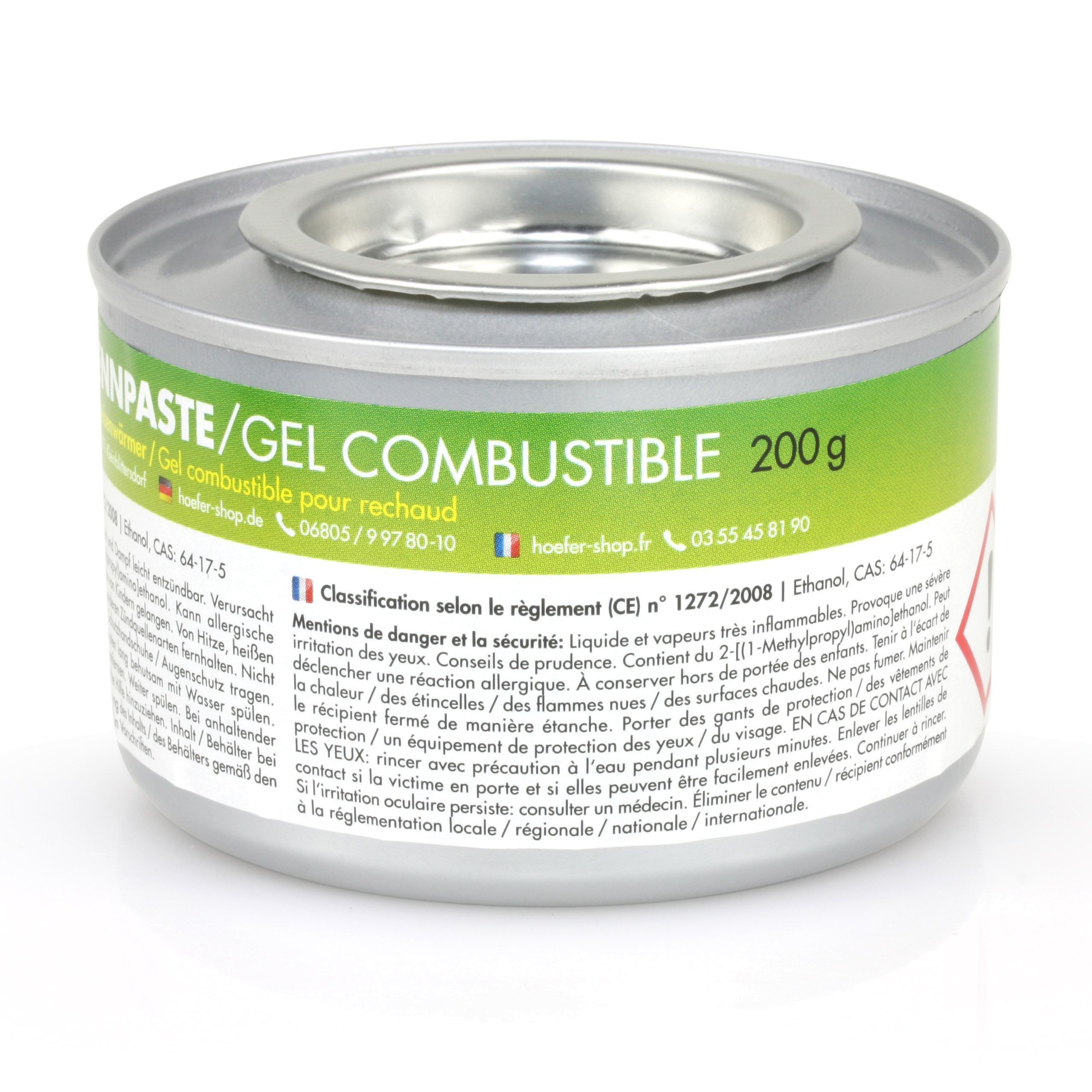 Höfer Chemie GmbH Brennpaste 24x 200g Firegel Brennpaste zum Warmhalten von Speisen, 200 l, (24-St), Zum Warmhalten von Speisen auf Buffets – Bild 2 von 5