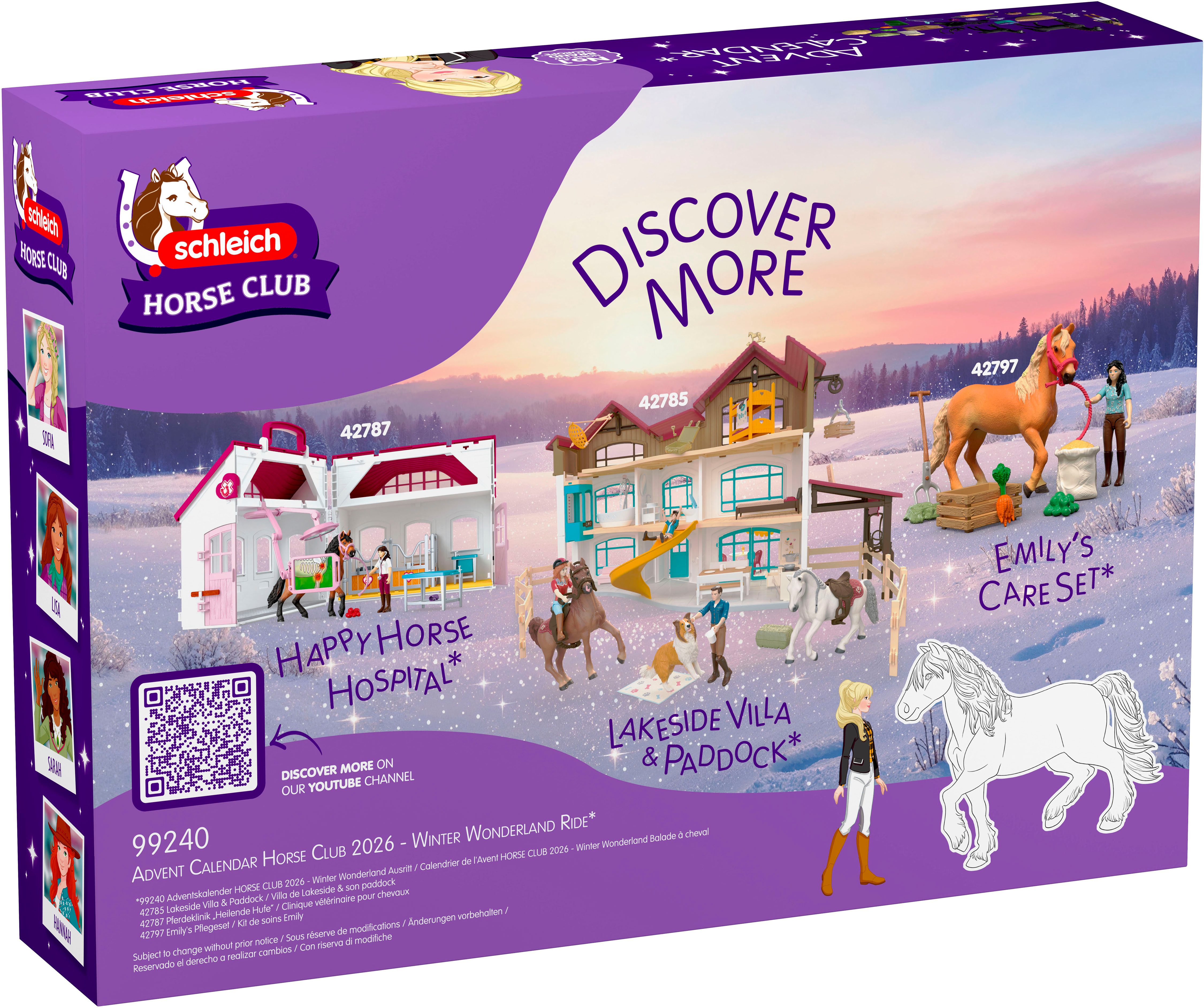 Schleich® Adventskalender HORSE CLUB, Winter Wonderland Ausritt (99240)