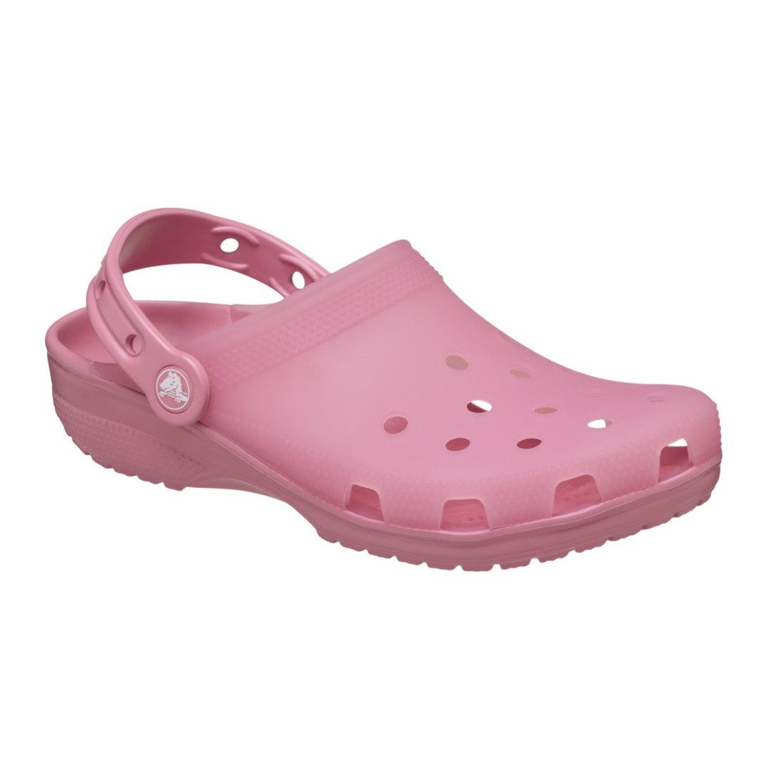 Crocs Sandale Classic Frosted Clog pink Damen Badeschuh