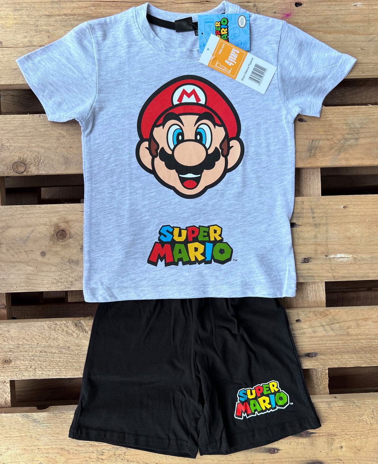 Super Mario Pyjama Super Mario Pyjamas für Kinder 104 110 116 128 140 4-10Jahre