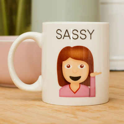 Thumbs Up Tasse Tasse "Sassy Mug", Keramik