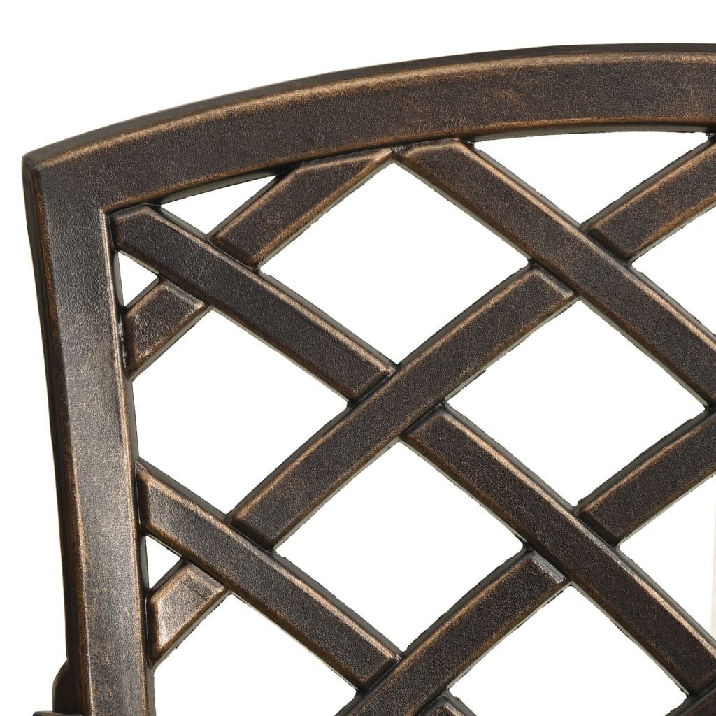 Bronzen Aluminiumguss Gartenstühle 4 Stk. Gartenstuhl furnicato