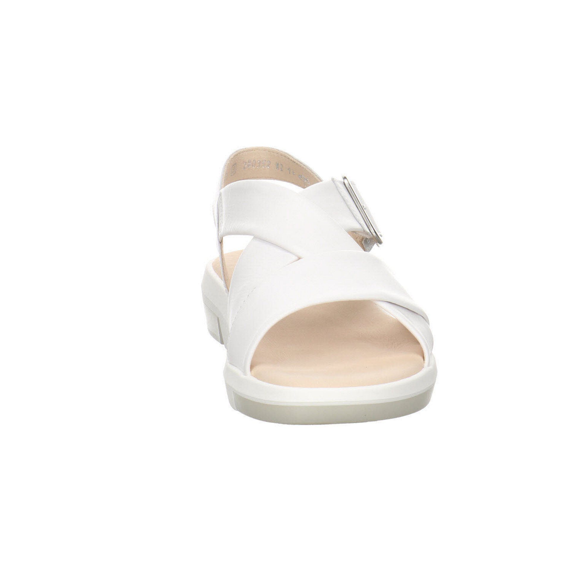 Damen Gabor Sandale Glattleder weiss hell Riemchensandalen Riemchensandale