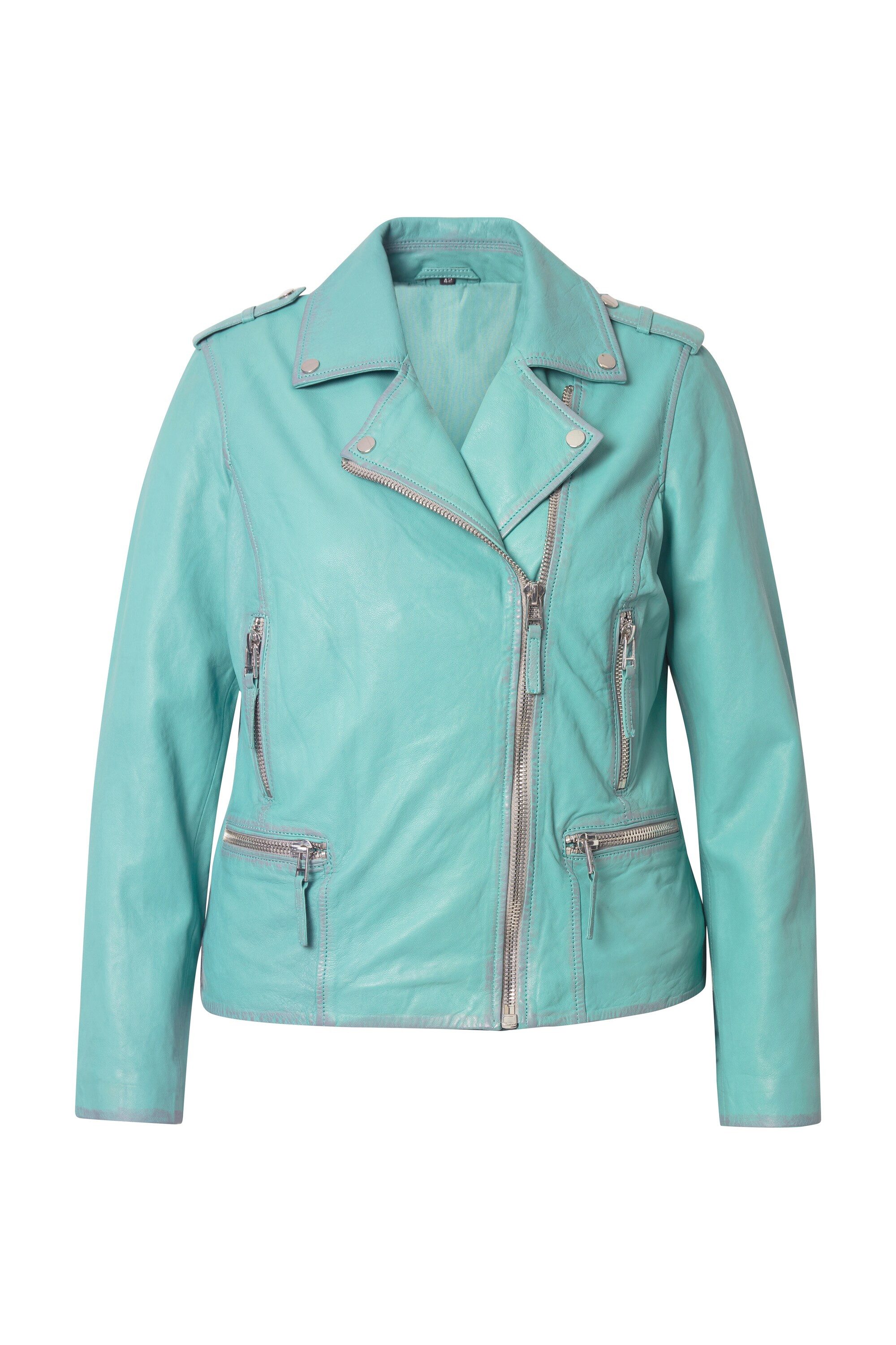 Angel of Style Lederjacke Leder-Bikerjacke echtes günstig online kaufen