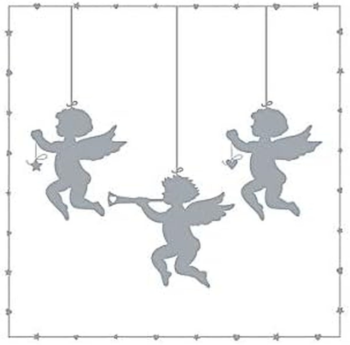 Krasilnikoff Papierserviette Hochwertige Servietten 20 St. 33x33 cm Happy, Angel, Stars..., Hochwertige Papierqualität