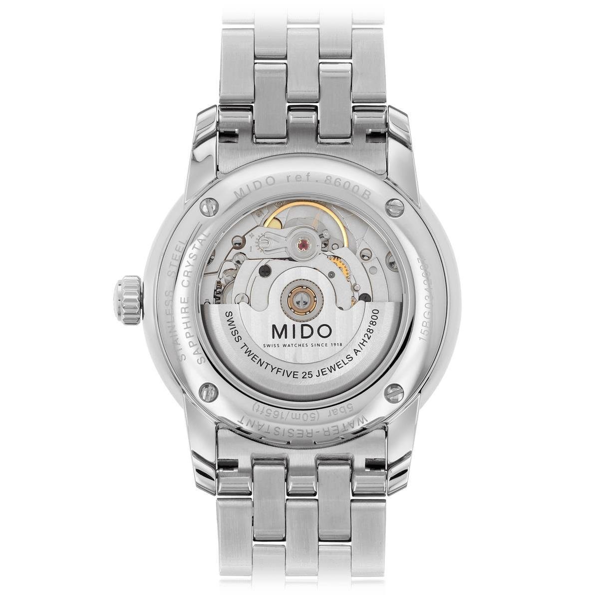 Mido Schweizer Uhr Mido Herren Uhr M86004151 Baroncelli Midnight Blue Gent, (1-tlg)