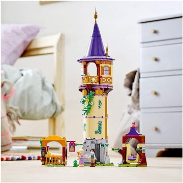 LEGO® Konstruktionsspielsteine Rapunzels Turm (43187), LEGO® Disney Princess, (369 St)