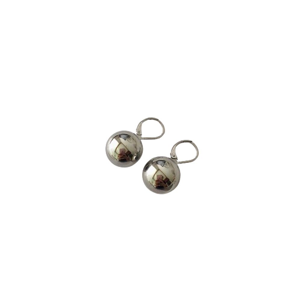Invanter Paar Ohrhänger Minimalistische Ball Ball Ball Anhänger Ohrringe für Frauen, inkl.Geschenkbo,Valentinstagsgeschenke, Geburtstagsgeschenke für sie silbrig