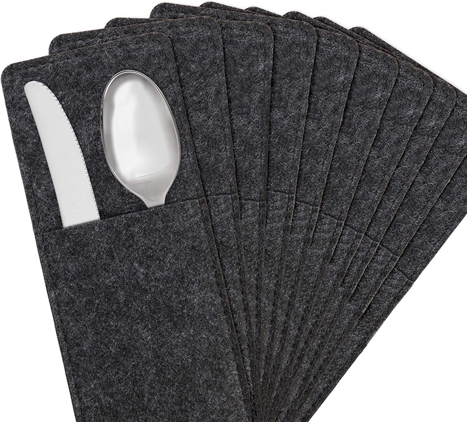 Montegoni Besteckhalter 10er-Set Bestecktaschen aus Filz günstig online kaufen