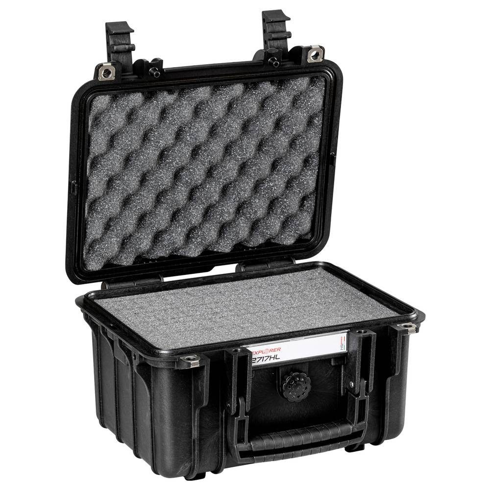 Explorer Cases Wanderrucksack Spezialkoffer HL 28x20x17 cm Mod. 2717 mit Würfelschaum 2717HL.B