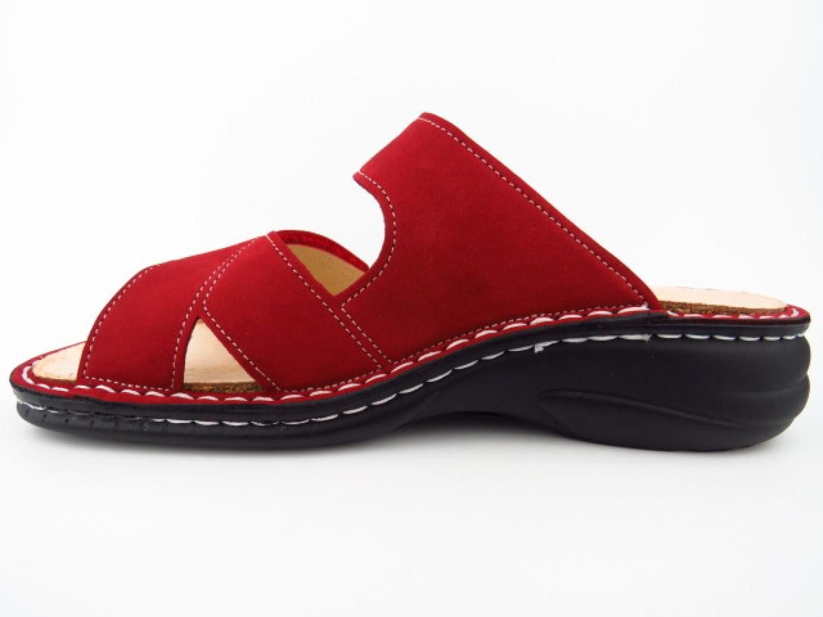 Finn Comfort Melrose Nubuk chili Pantolette günstig online kaufen