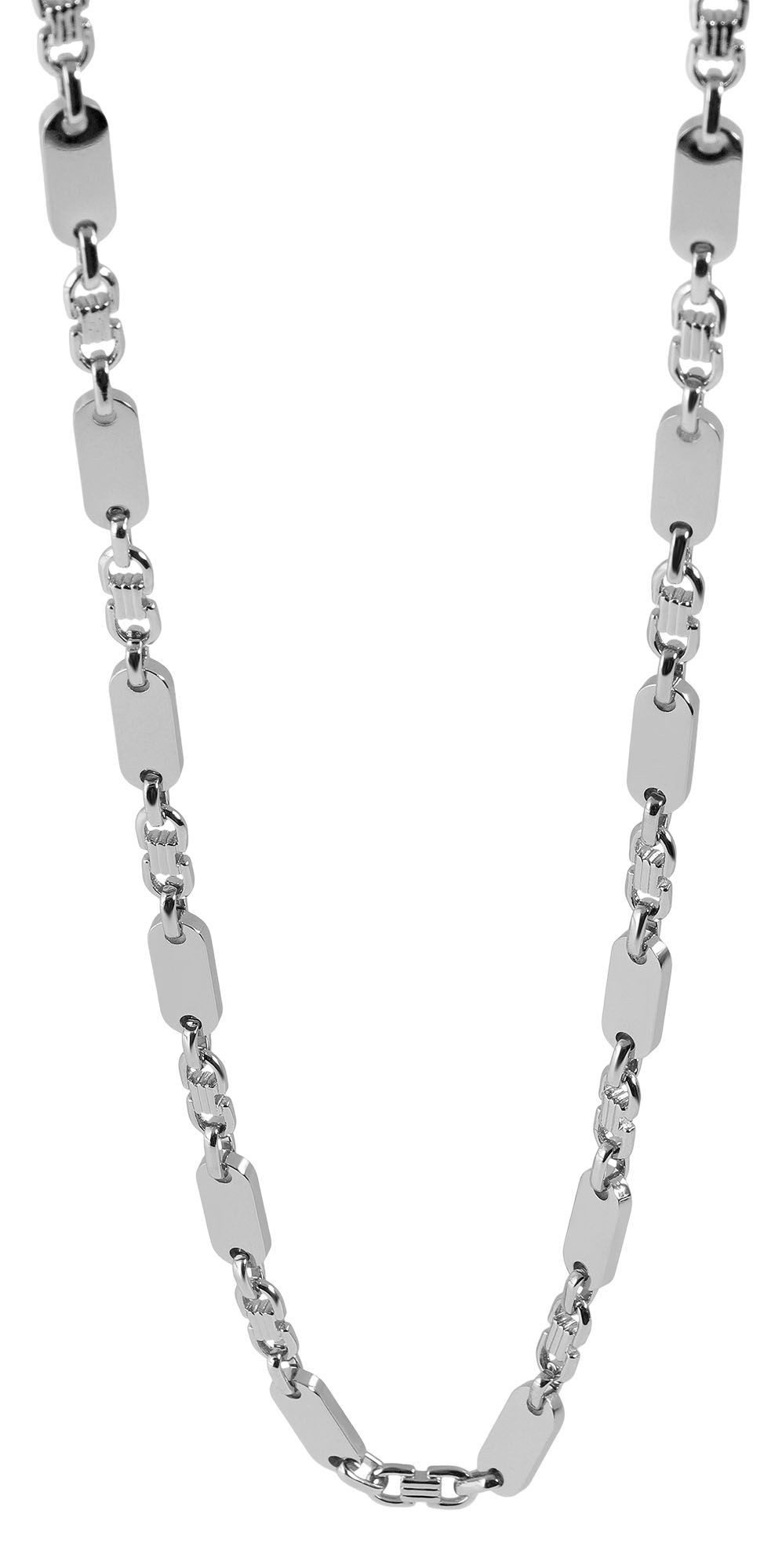 AKZENT Edelstahlkette Fadri Edelstahl Plattenkette, gravurfähig, 55 - 70 cm günstig online kaufen