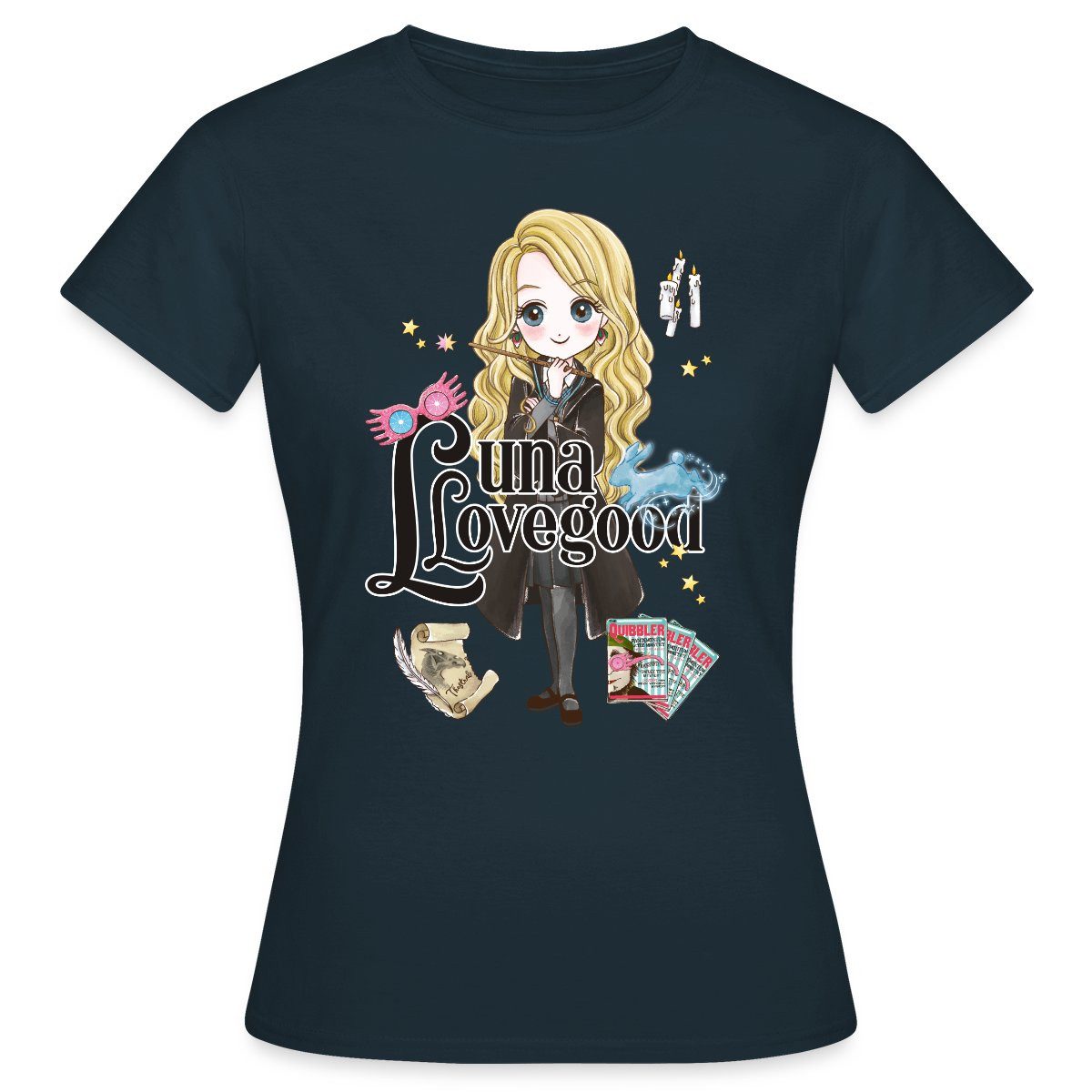 Spreadshirt T-Shirt Harry Potter Luna Lovegood Frauen T-Shirt (1-tlg)