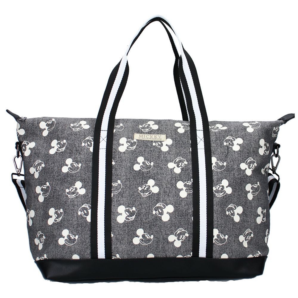 Disney Shopper Große Damen Shopping Bag Disney Mickey Mouse graue Tasche – Bild 2 von 5