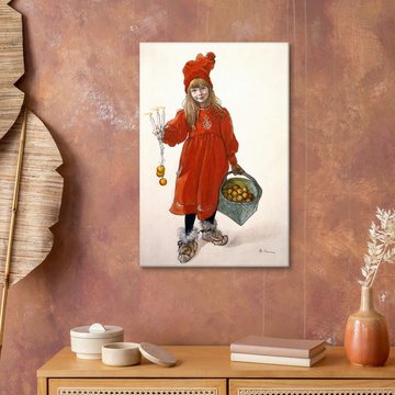 Posterlounge Leinwandbild Carl Larsson, Brita als Iduna, Malerei