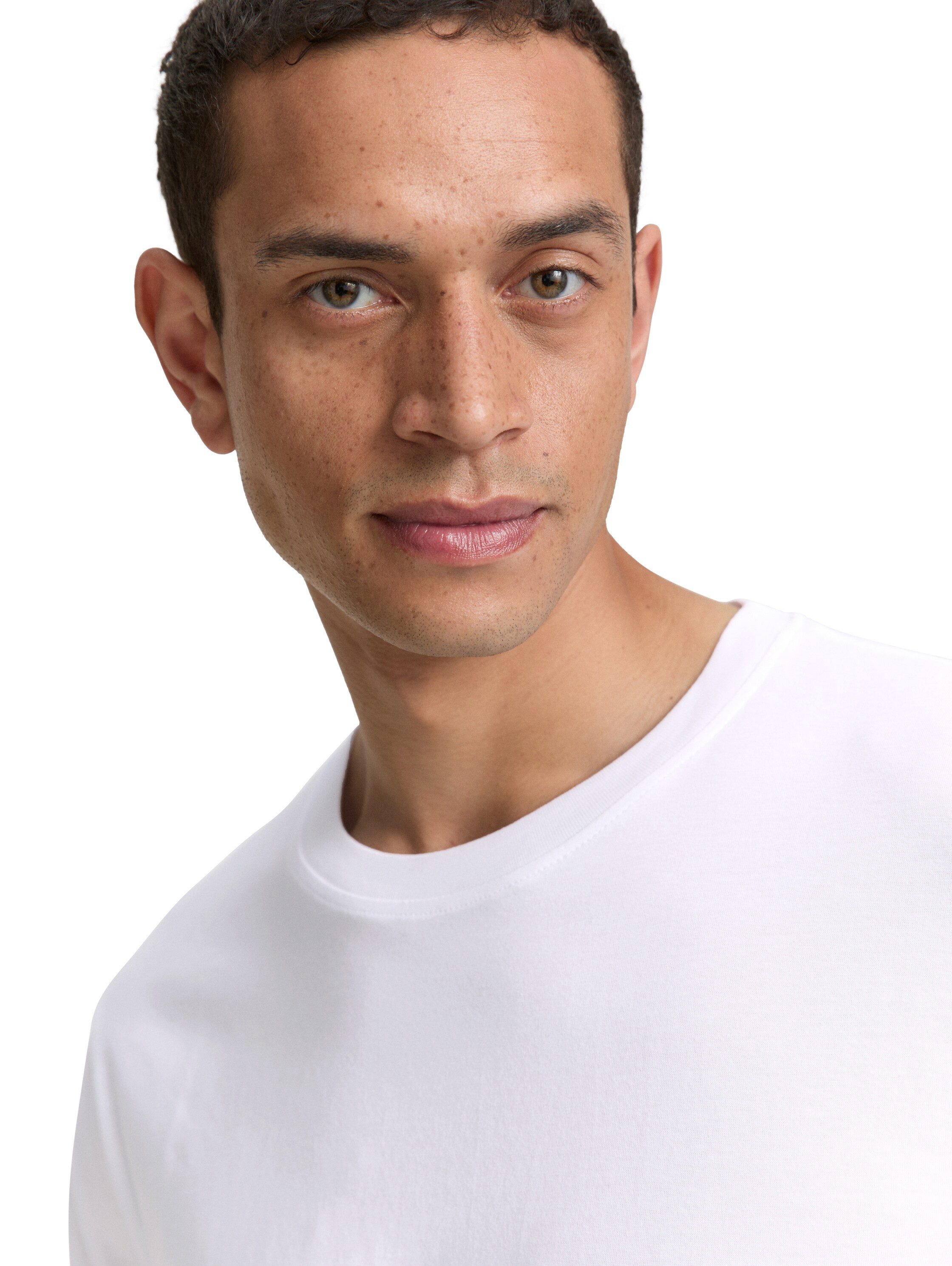 TOM TAILOR T-Shirt (Packung, 2-tlg) mit Logo Print